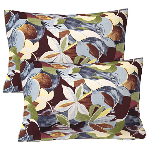 Botanical Abstract Double Bed Sheet