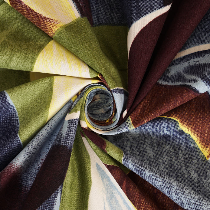 Botanical Abstract Double Bed Sheet