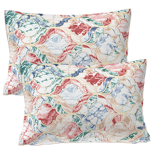 Marbled Damask Double Bed Sheet