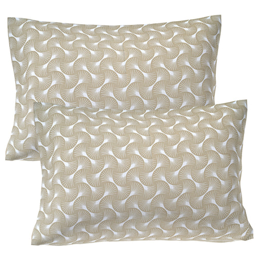 Golden Ginkgo Fan Double Bed Sheet