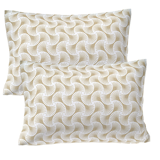 Caramel Shell Wave Double Bed Sheet