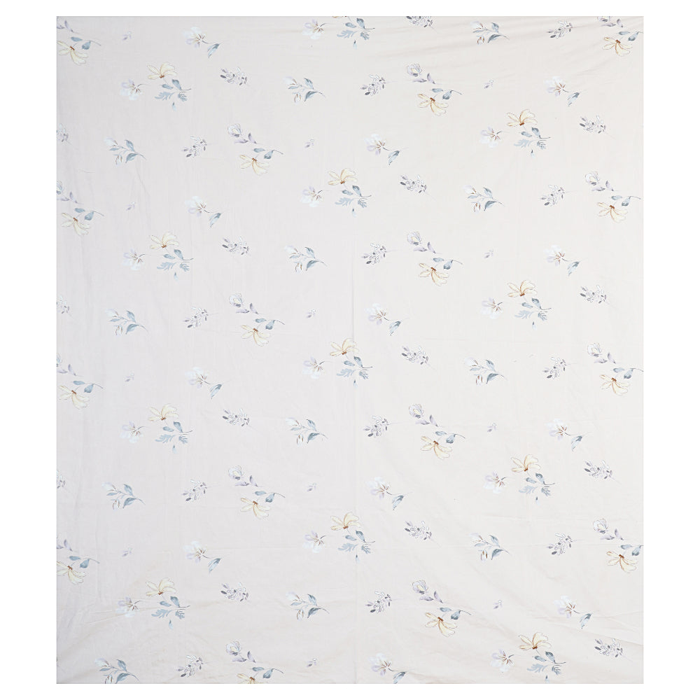 Soft Floral Whisper Double Bed Sheet
