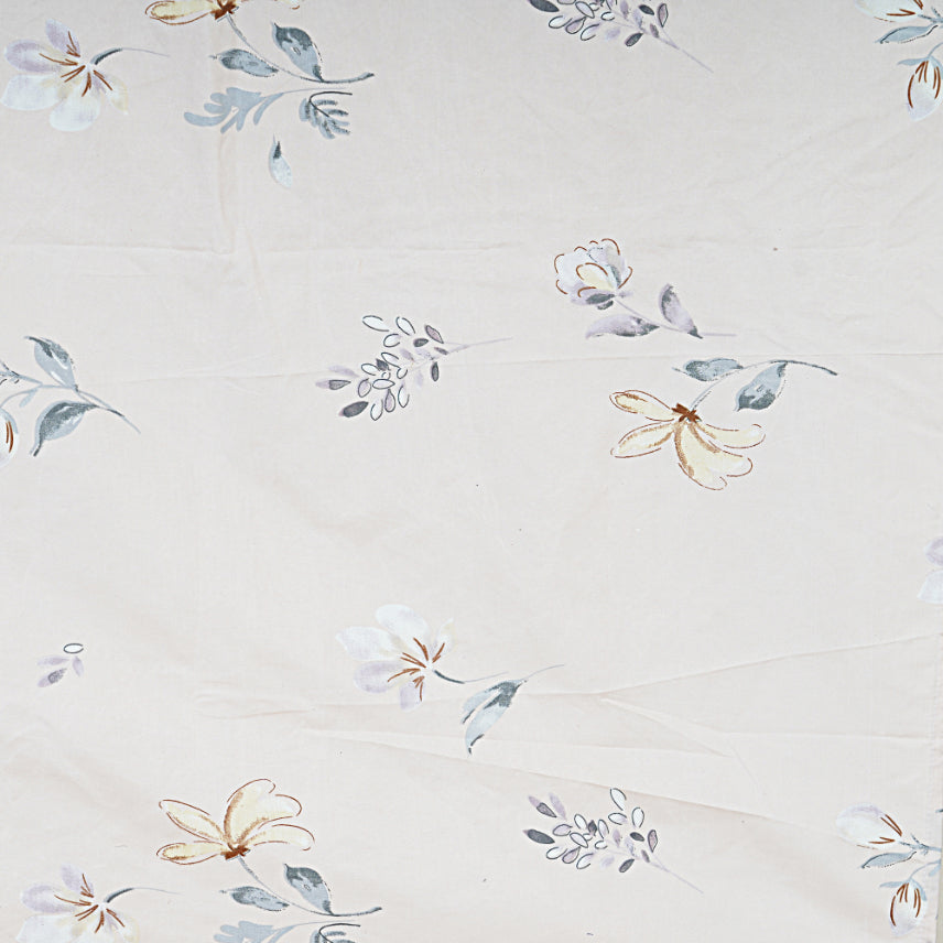 Soft Floral Whisper Double Bed Sheet