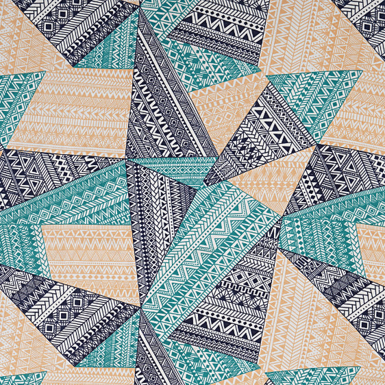 Geometric Mosaic Double Bed Sheet