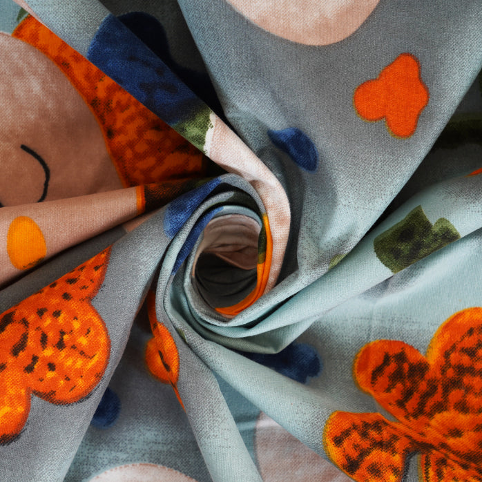 Playful Koala Pattern Double Bed Sheet