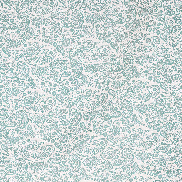 Mint Paisley Frost Double Bed Sheet