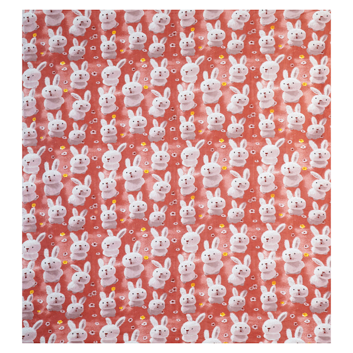 Ruby Bunny Hop Double Bed Sheet
