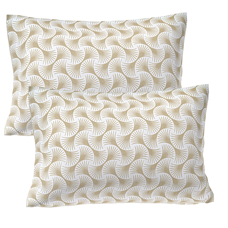 Caramel Shell Wave Double Bed Sheet