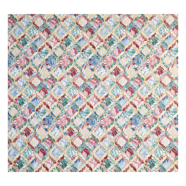 Jewel-Tone Mosaic Double Bed Sheet