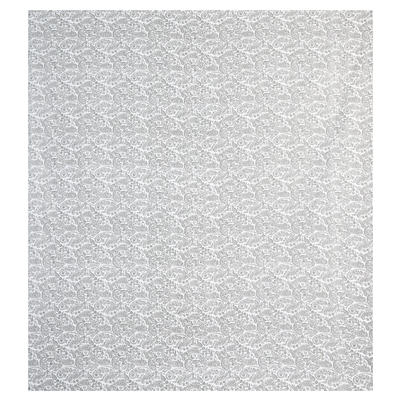 Charcoal Paisley Lace Double Bed Sheet
