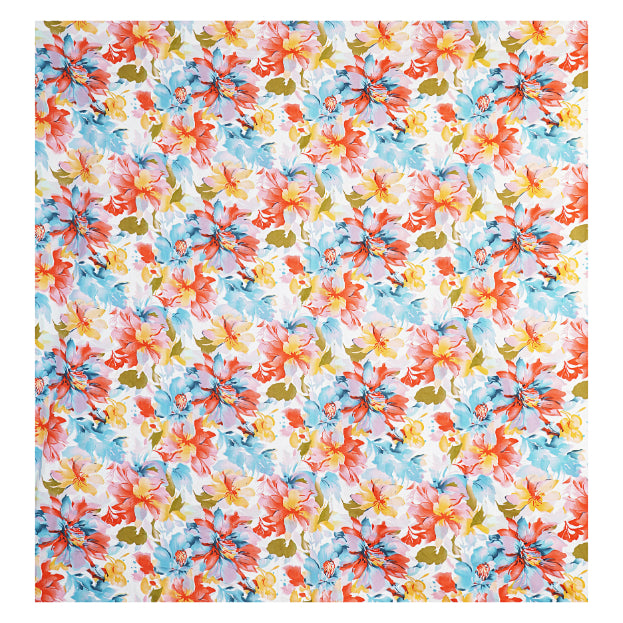 Tropical Hibiscus Burst Double Bed Sheet