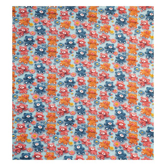 Teddy Bear Picnic Double Bed Sheet