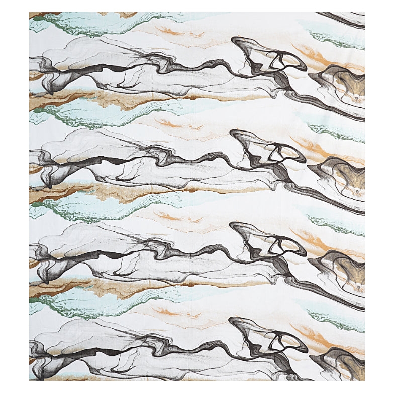 Onyx Marble Wave Double Bed Sheet