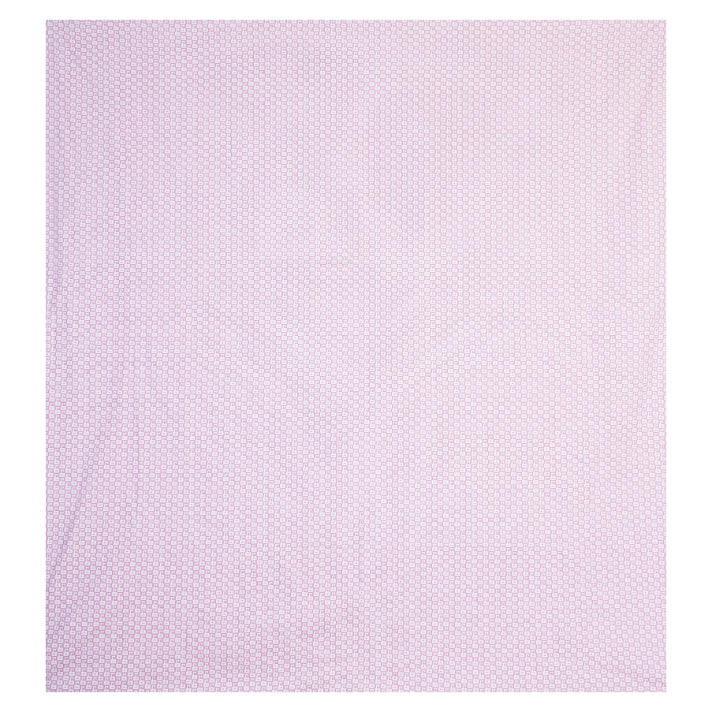 Pink Geometric Lattice Double Bed Sheet