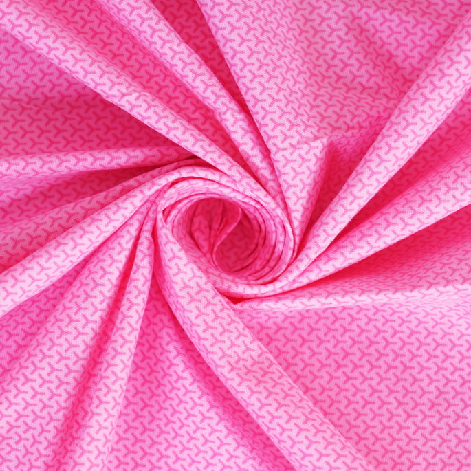 Pink Melange Glow Double Bed Sheet