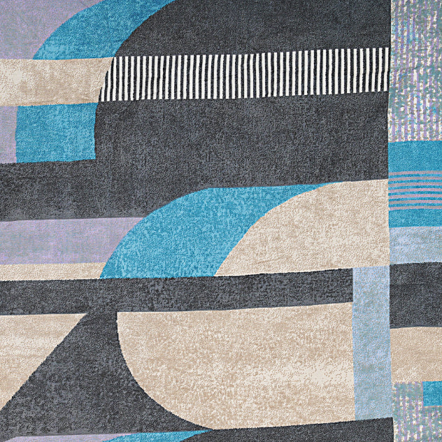 Urban Abstract Blocks Double Bed Sheet