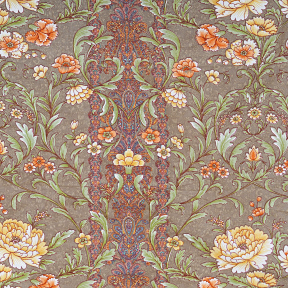 Autumn Heritage Bloom Double Bed Sheet