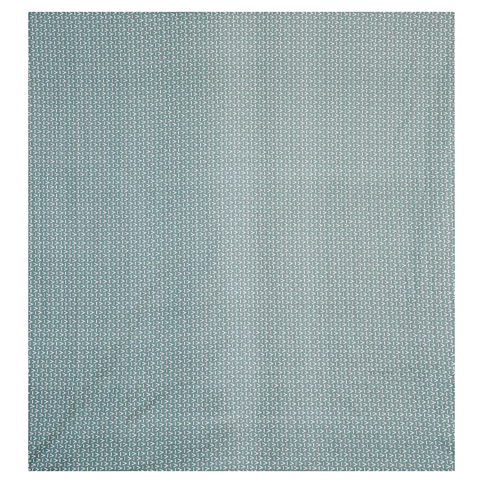 Nordic Teal Chevron Double Bed Sheet