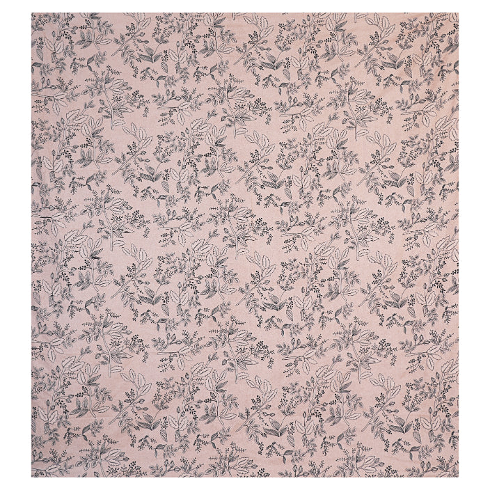 Blush Willow Silhouette Double Bed Sheet