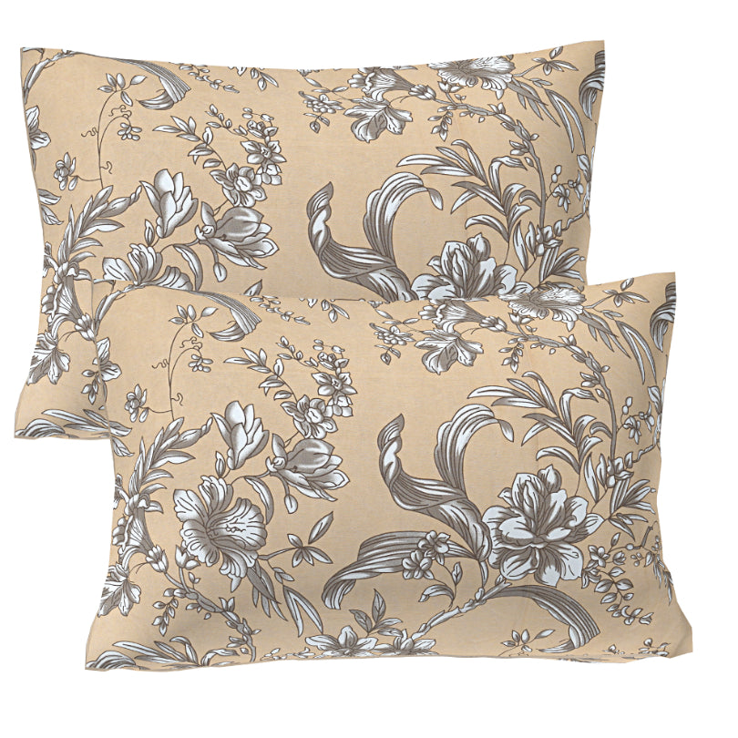 Sandstone Vintage Vine Double Bed Sheet