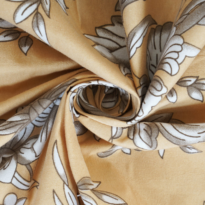 Sandstone Vintage Vine Double Bed Sheet