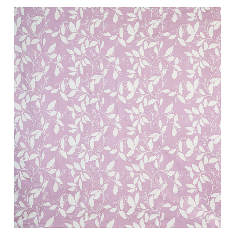 Orchid Leaf Silhouette Double Bed Sheet