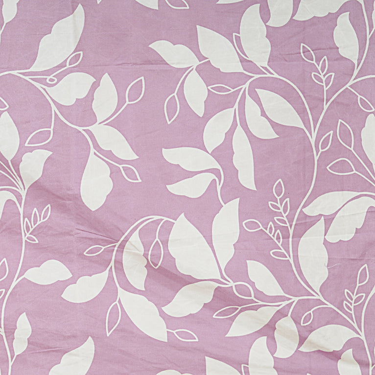 Orchid Leaf Silhouette Double Bed Sheet