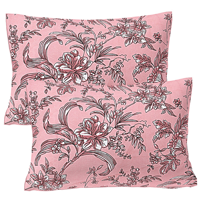 Rosewood Heritage Print Double Bed Sheet